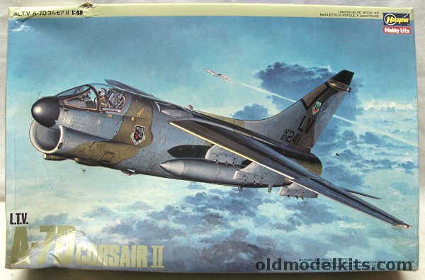 Hasegawa 1/48 L.T.V. A-7D Corsair II - 4450th TG USAF / 74th TFS 23rd TFG 'Flyiing Tigers' USAF / 353 TFS 354 TFW USAF, P13 plastic model kit